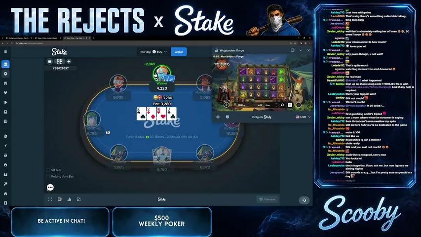 scoobyz88 playing Slots & Casino - Live Casino Stream