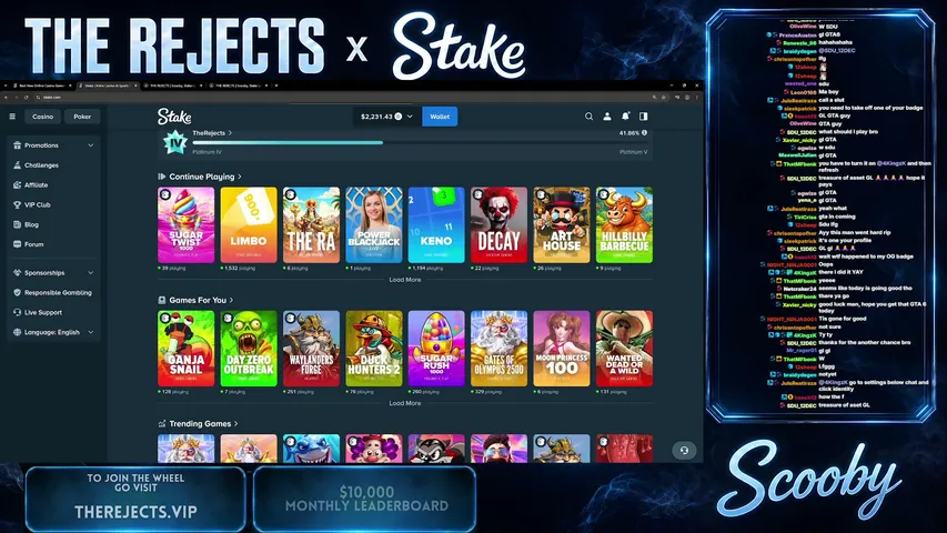 scoobyz88 playing Slots & Casino - Live Casino Stream