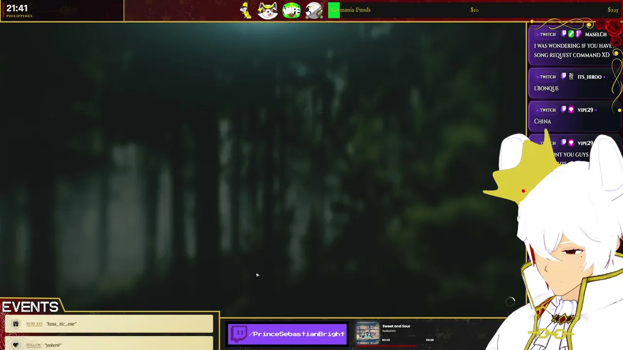 PrinceSebastianBright live