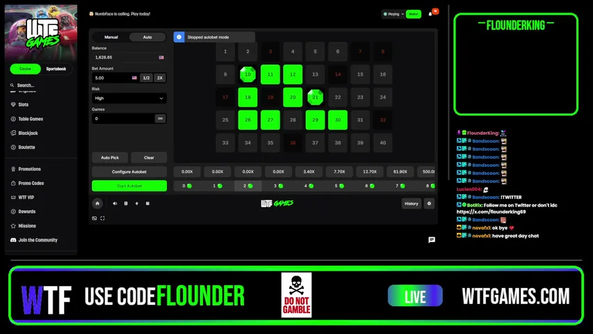 flounderking playing Slots & Casino - Live Casino Stream