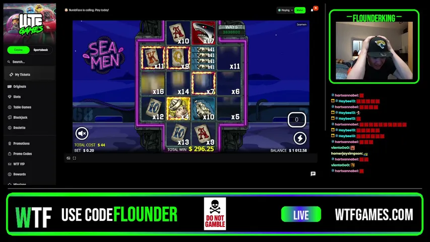 flounderking playing Slots & Casino - Live Casino Stream