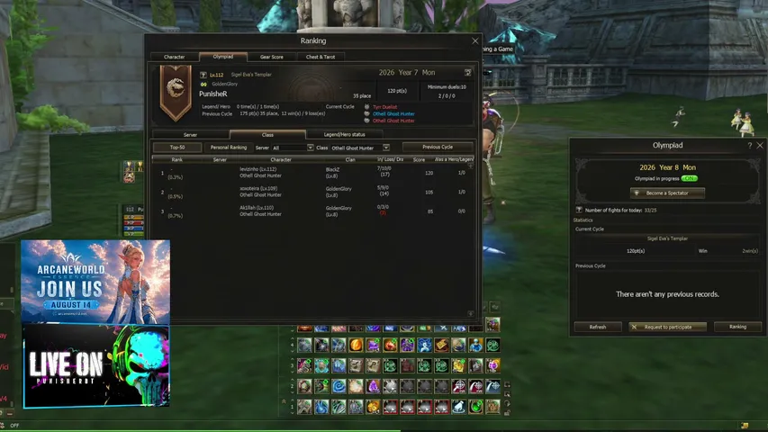 punisherbt Lineage 2 stream image
