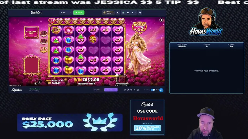 hovasworld playing Slots & Casino - Live Casino Stream