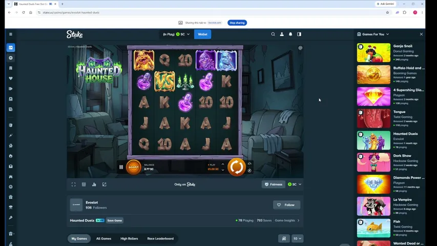 tymaniac playing Slots & Casino - Live Casino Stream