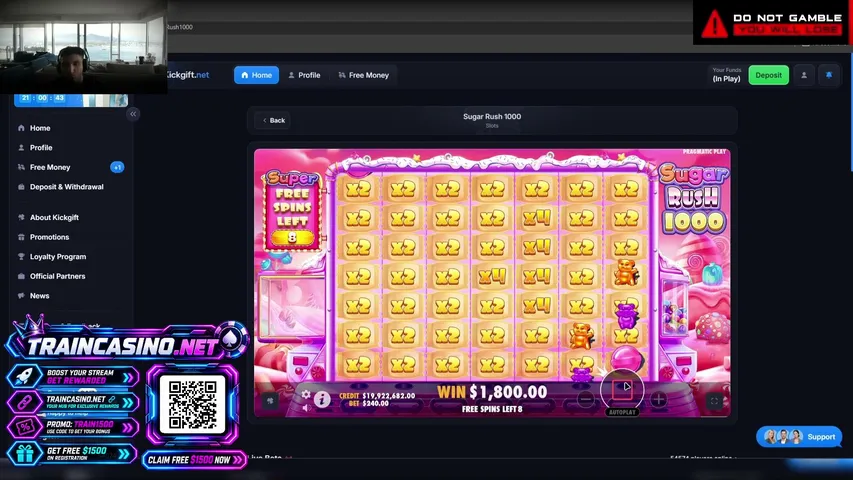 trainewrecckstv1 playing Slots & Casino - Live Casino Stream