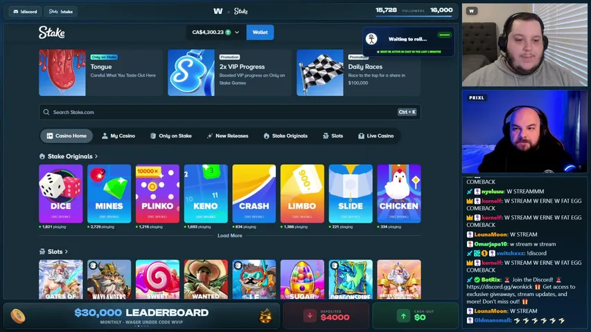 w playing Slots & Casino - Live Casino Stream