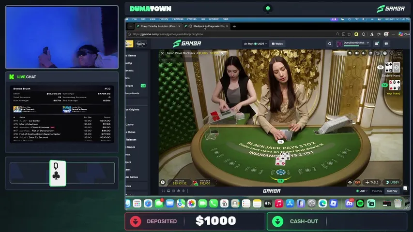 dumatown playing Slots & Casino - Live Casino Stream