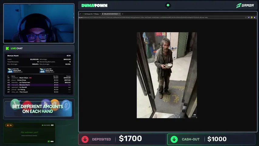 dumatown playing Slots & Casino - Live Casino Stream