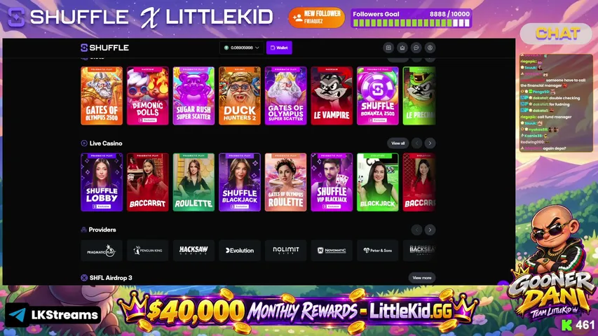 littlekid playing Slots & Casino - Live Casino Stream