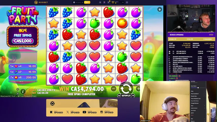 Xposed playing Slots & Casino - Live Casino Stream
