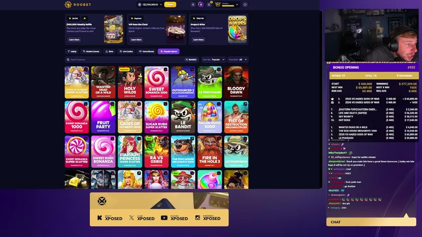 Xposed playing Slots & Casino - Live Casino Stream