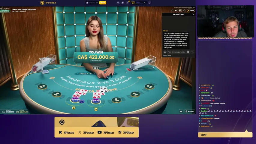 Xposed playing Slots & Casino - Live Casino Stream