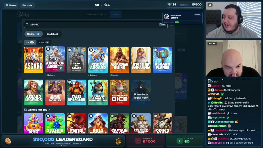 owenzack playing Slots & Casino - Live Casino Stream