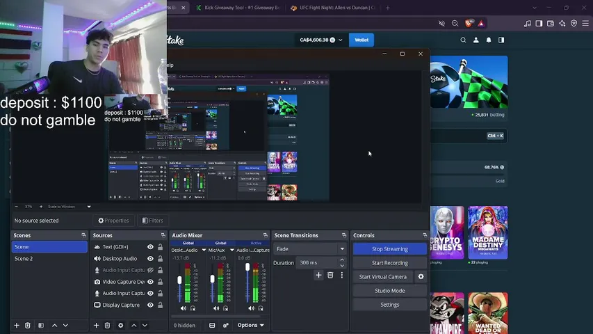 klutchbets playing Slots & Casino - Live Casino Stream