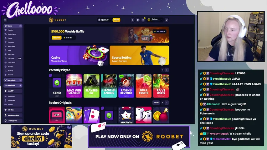chelloooo playing Slots & Casino - Live Casino Stream