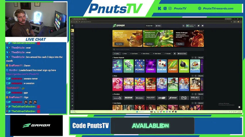 pnutstv playing Slots & Casino - Live Casino Stream