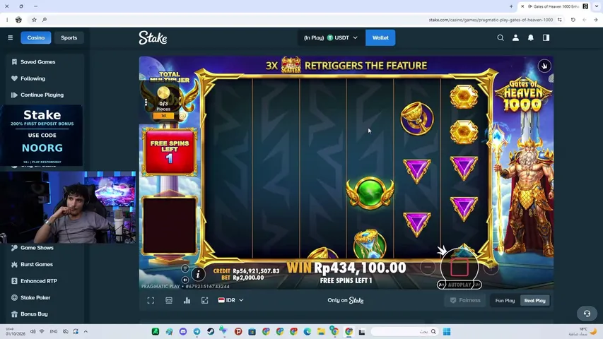 NoorGamer playing Slots & Casino - Live Casino Stream