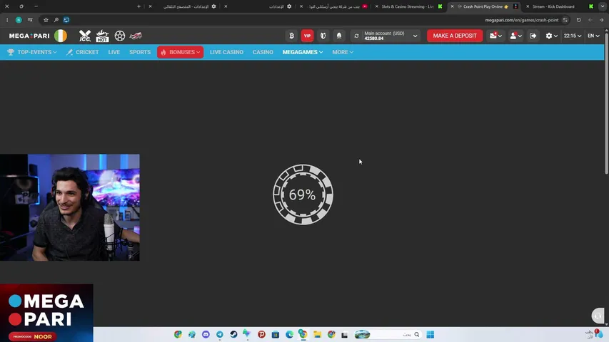 NoorGamer playing Slots & Casino - Live Casino Stream