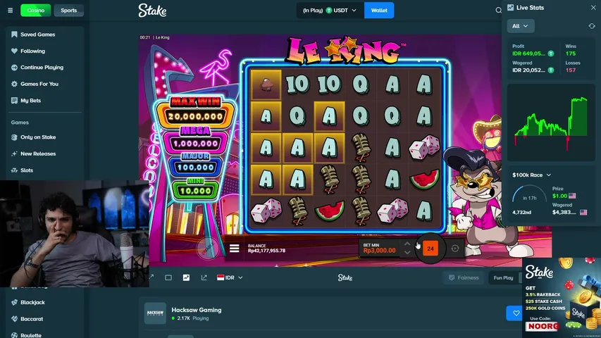 NoorGamer playing Slots & Casino - Live Casino Stream