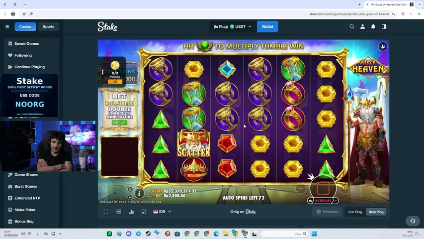 NoorGamer playing Slots & Casino - Live Casino Stream