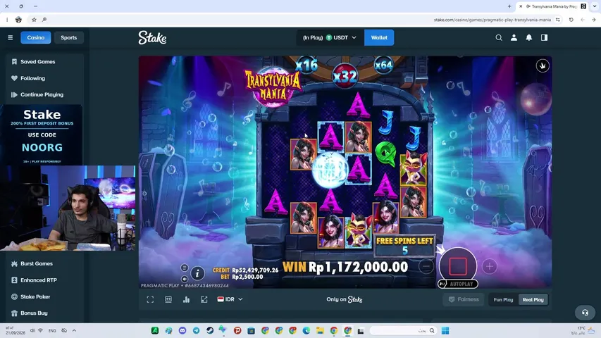 NoorGamer playing Slots & Casino - Live Casino Stream