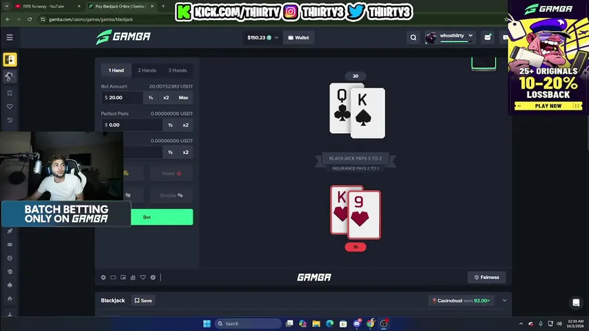 thiirty playing Slots & Casino - Live Casino Stream