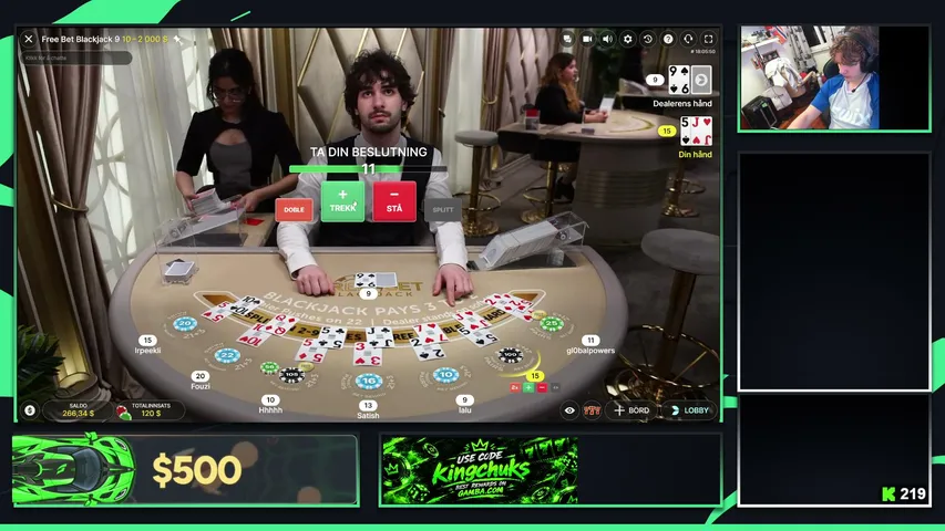 kingchuks playing Slots & Casino - Live Casino Stream