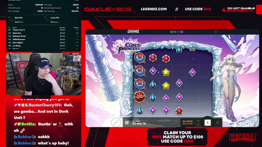 oakleyboiii playing Slots & Casino - Live Casino Stream