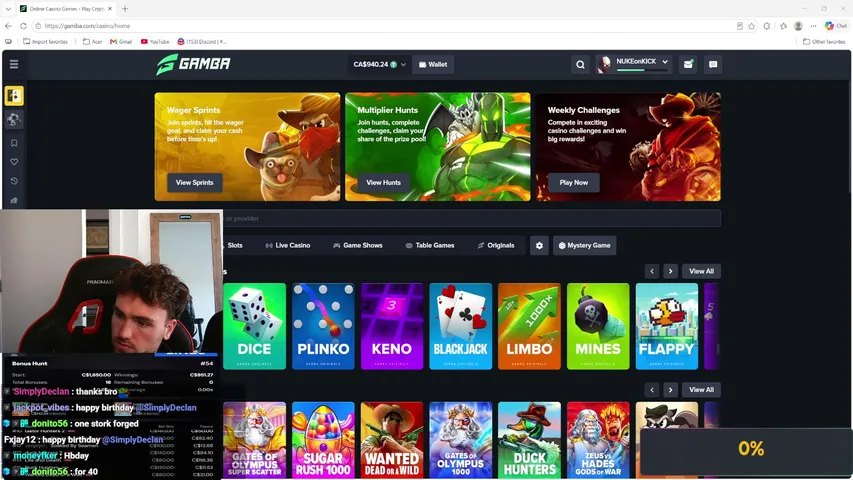 nuke5 playing Slots & Casino - Live Casino Stream