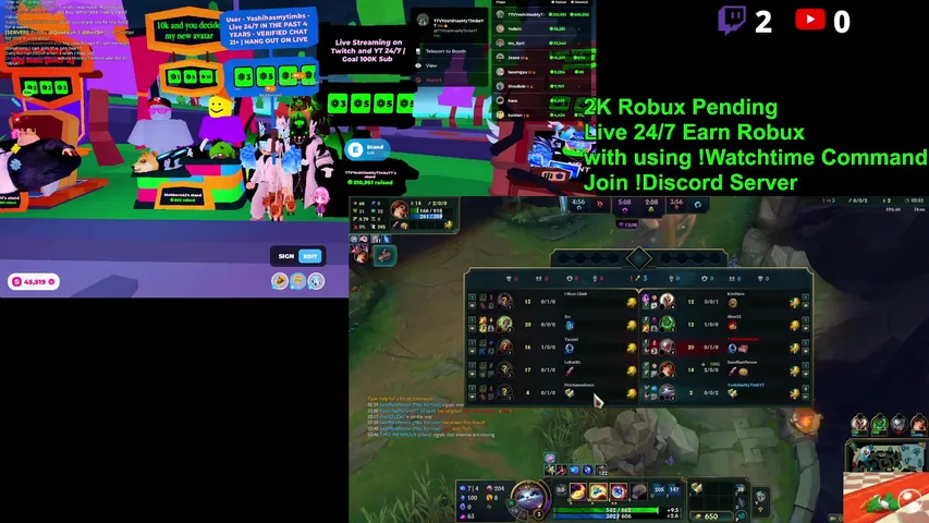 PLS DONATE 172K/657K RAISED/DONATED ROBUX |24/7 Live Streams| !Yoshi !Roblox !Discord !YouTube
