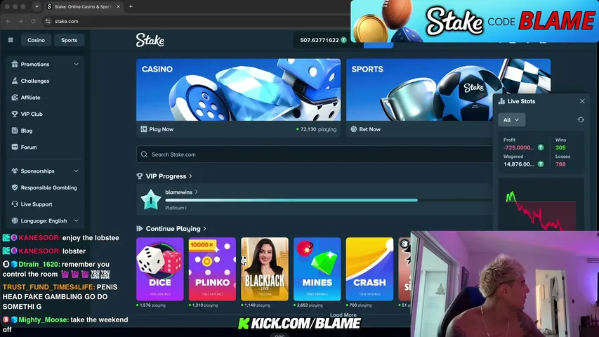 blame playing Slots & Casino - Live Casino Stream