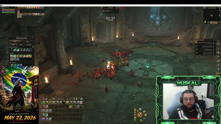 scaramuska Lineage 2 stream image