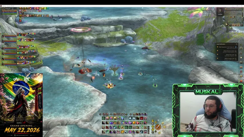 scaramuska Lineage 2 stream image