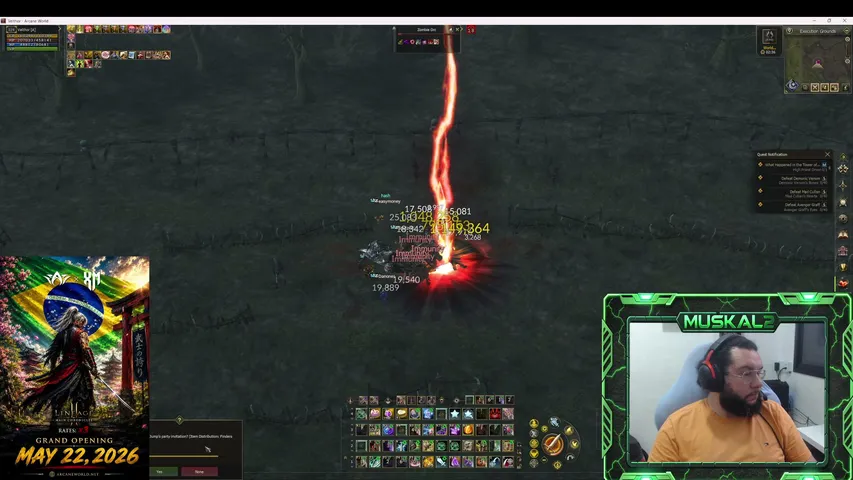 scaramuska Lineage 2 stream image