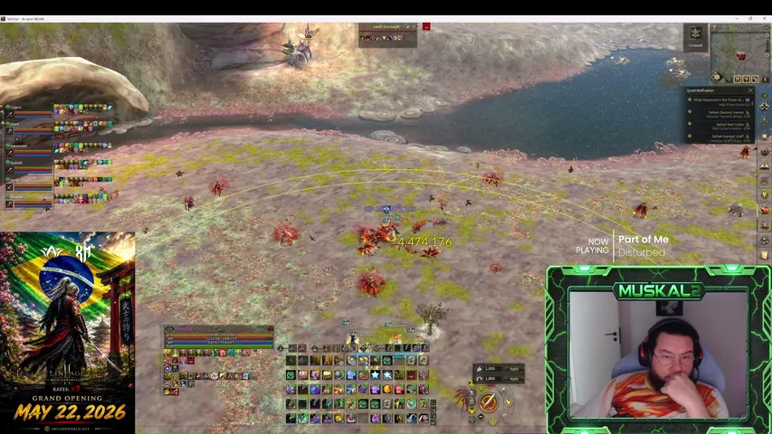scaramuska Lineage 2 stream image