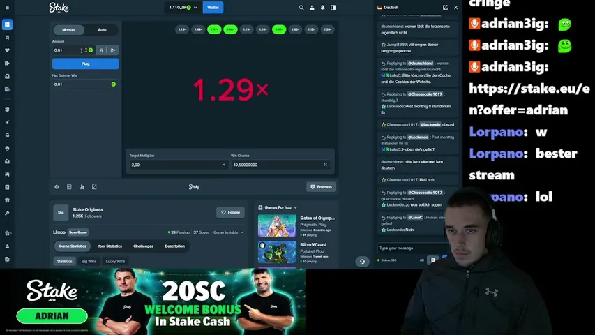 adrian3ig playing Slots & Casino - Live Casino Stream