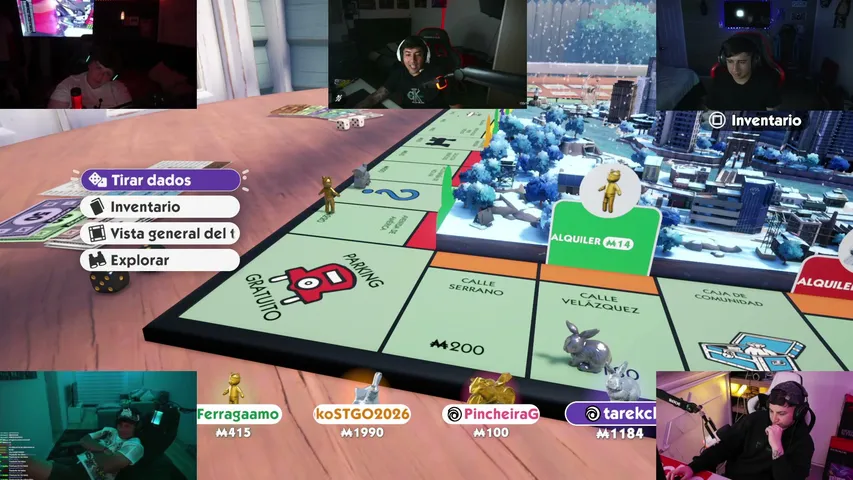 BASTARDIGANGG playing Monopoly - Live Casino Stream