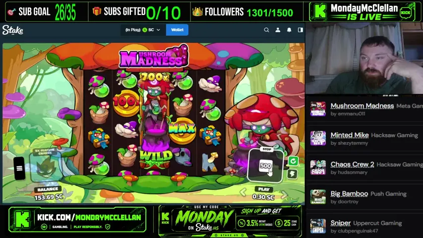mondaymcclellan playing Slots & Casino - Live Casino Stream