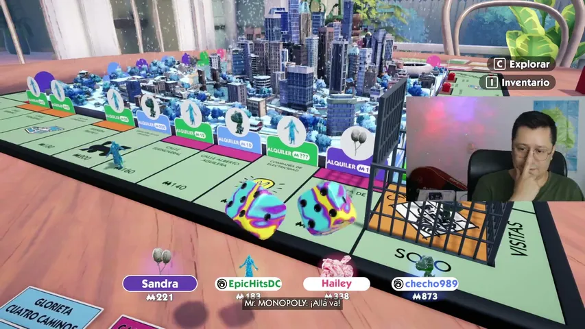 el_checho89 playing Monopoly - Live Casino Stream