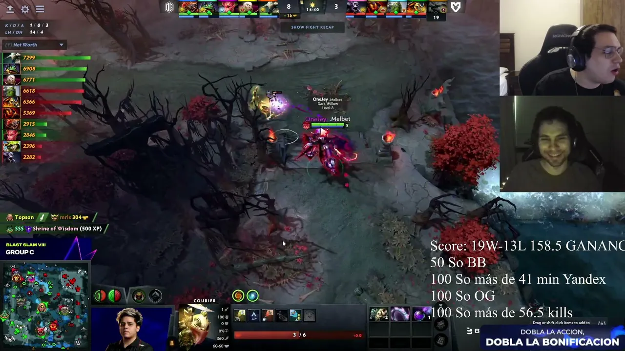 MatthewDota — BLAST SLAM Vlll | Yandex vs BB - OG vs Mouz | 1xBet - Código: GOTTO1X