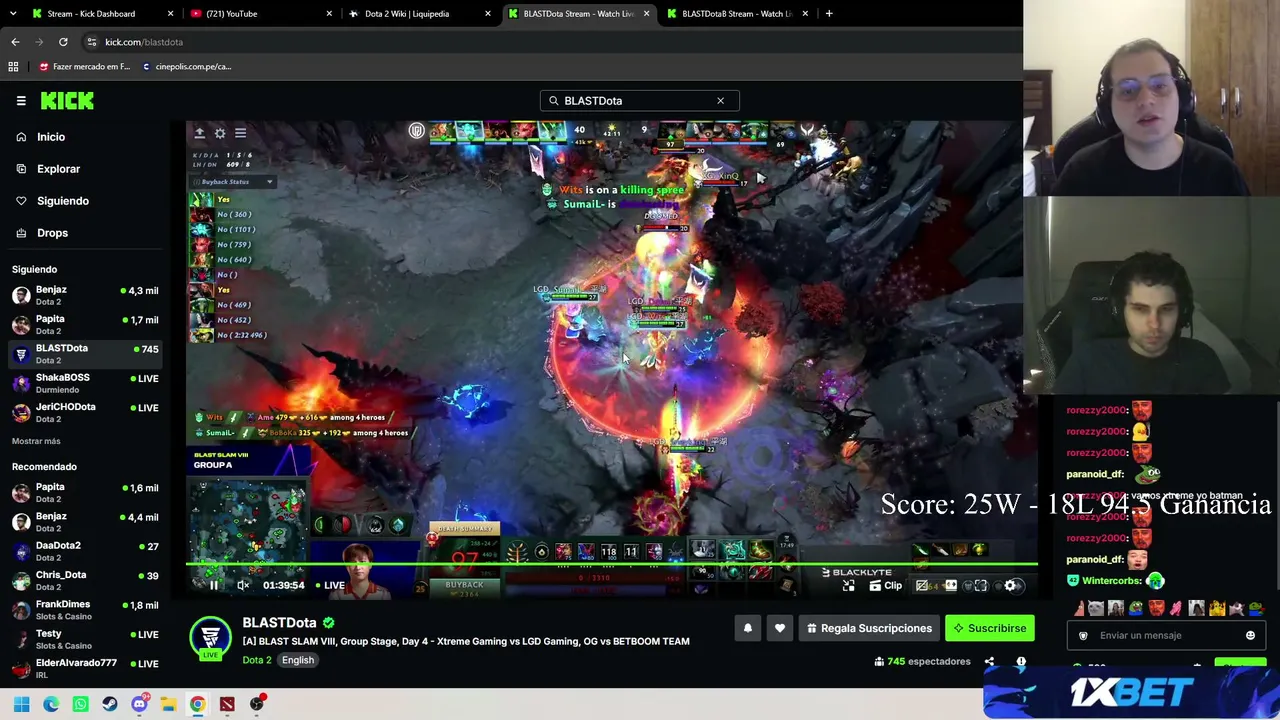 MatthewDota — BLAST SLAM Vlll | LGD vs XG - 1W vs Nemesis | 1xBet - Código: GOTTO1X