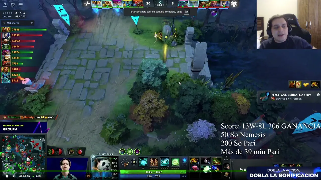 MatthewDota — BLAST SLAM Vlll | LGD vs PARIVISION - Nemesis vs NAVI | 1xBet - Código: GOTTO1X