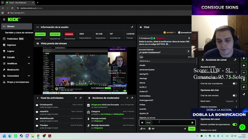MatthewDota playing Slots & Casino - Live Casino Stream