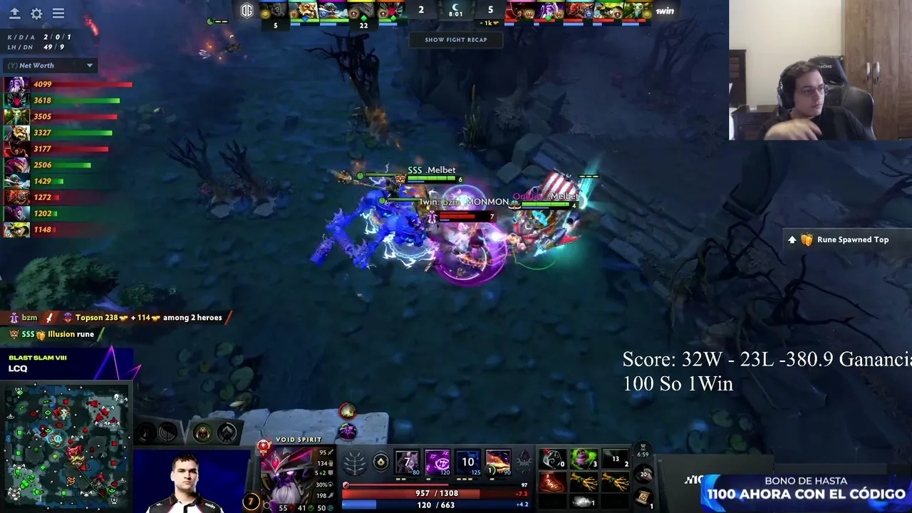 MatthewDota — BLAST SLAM Vlll | OG vs 1w - LGD (Wits) vs Gamer Legion | 1xBet - Código: GOTTO1X