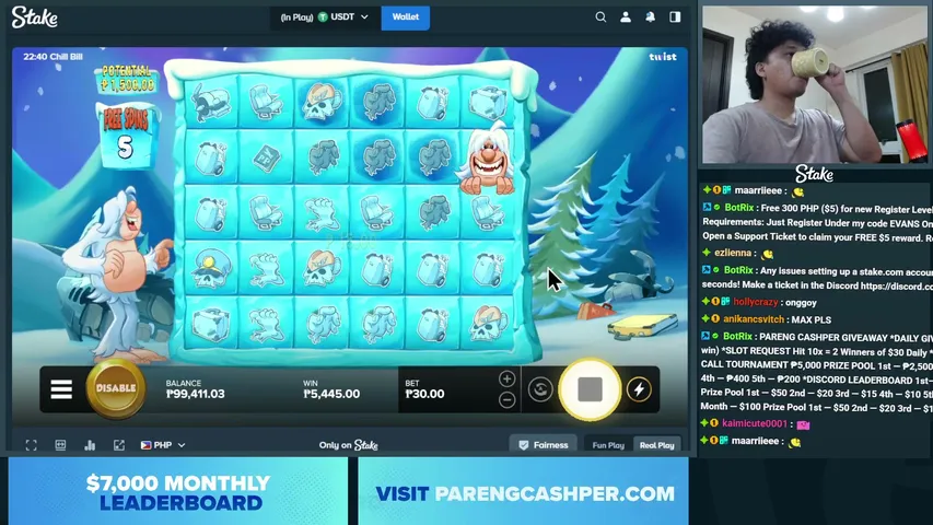 ParengCashper playing Slots & Casino - Live Casino Stream
