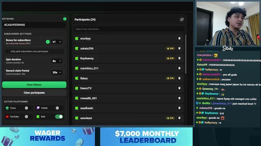 ParengCashper playing Slots & Casino - Live Casino Stream