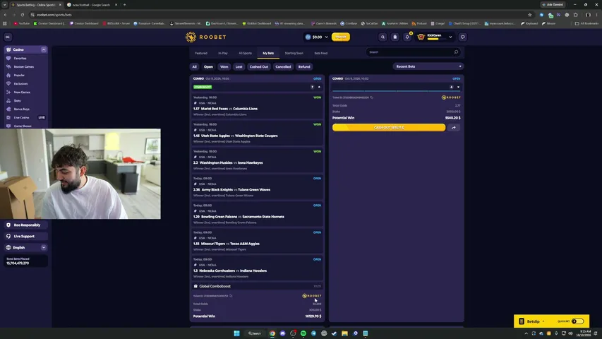 carenbabaknia playing Slots & Casino - Live Casino Stream