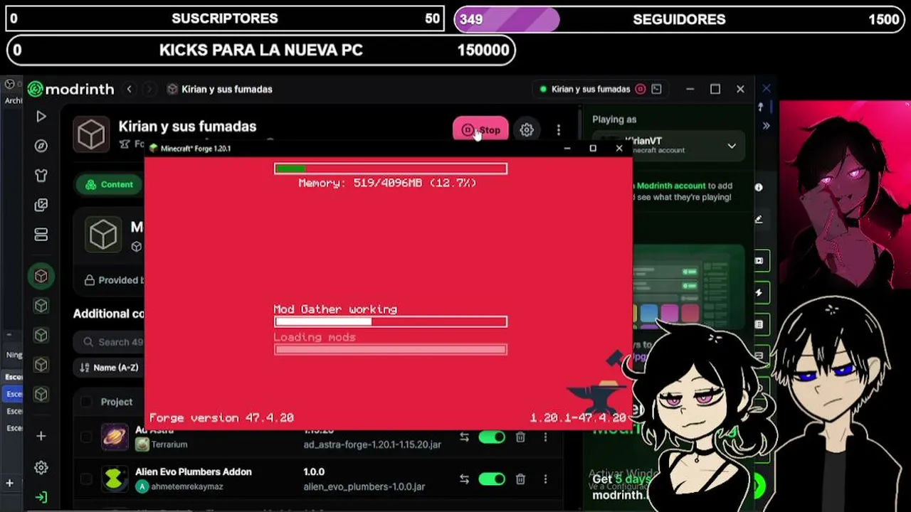 KirianVT live