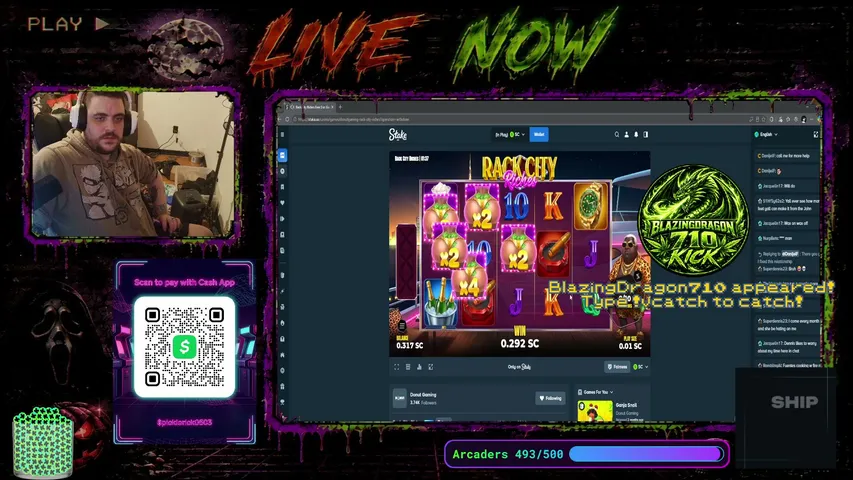 hawkinsarcade playing Slots & Casino - Live Casino Stream