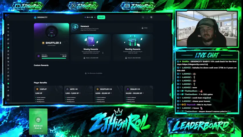 zjhighroll playing Slots & Casino - Live Casino Stream